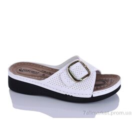 Фотография Шлепки женские облегченные Лето 09-65 білий к. (6 пар р.37-41) "Sali-2" недорого оптом от прямого поставщика