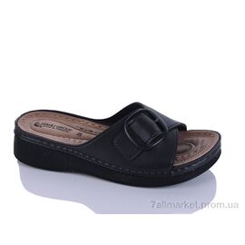 Фотография Шлепки женские облегченные Лето 09-65 чорний к. (6 пар р.37-41) "Sali-2" недорого оптом от прямого поставщика