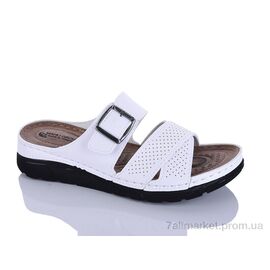 Фотография Шлепки женские облегченные Лето 03-52 білий к. (6 пар р.37-41) "Sali-2" недорого оптом от прямого поставщика