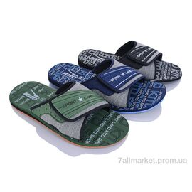 Фотография Шлепки мужские пляжные Лето 14-05 (98985) mix (24 пар р.41-45) "Obuvok" недорого оптом от прямого поставщика