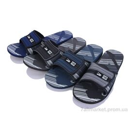Фотография Шлепки мужские пляжные Лето 14-10 (98986) mix (24 пар р.41-45) "Obuvok" недорого оптом от прямого поставщика