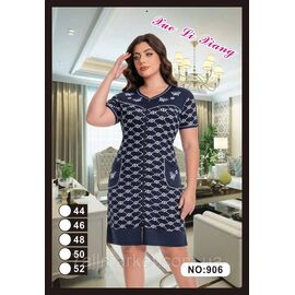 Фотография Халат женский домашний размер 44-52 "FLOWER" недорого от прямого поставщика