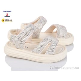 Фотография Босоножки детские летние Лето A9636 beige (8 пар р.27-32) "Clibee-Doremi" недорого оптом от прямого поставщика