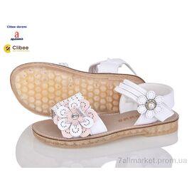 Фотография Босоножки детские летние Лето EM78 white (6 пар р.25-30) "Clibee-Doremi" недорого оптом от прямого поставщика