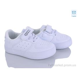 Фотография Кроссовки детские модные Весна/осень ABC2231P white (6 пар р.20-25) "Clibee-ShoSho" недорого оптом от прямого поставщика