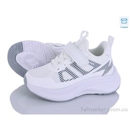 Фотография Кроссовки детские модные Весна/осень ABC2202P white (6 пар р.26-31) "Clibee-ShoSho" недорого оптом от прямого поставщика