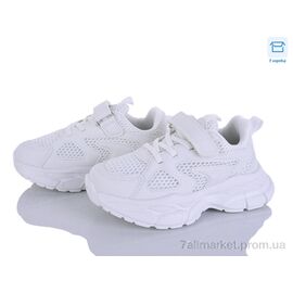 Фотография Кроссовки детские модные Весна/осень ABC2222P white (6 пар р.26-31) "Clibee-ShoSho" недорого оптом от прямого поставщика