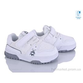 Фотография Кроссовки детские модные Весна/осень T1245P-1 white (6 пар р.22-26) "Clibee-ShoSho" недорого оптом от прямого поставщика