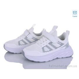 Фотография Кроссовки детские модные Весна/осень ABC2203P white (6 пар р.32-37) "Clibee-ShoSho" недорого оптом от прямого поставщика