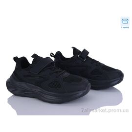 Фотография Кроссовки детские модные Весна/осень ABC2223P black (6 пар р.32-37) "Clibee-ShoSho" недорого оптом от прямого поставщика
