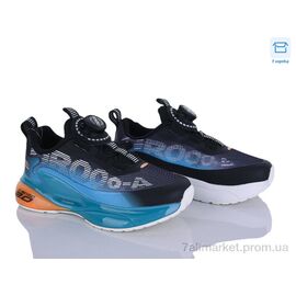 Фотография Кроссовки детские модные Весна/осень ABC2083R black-navy (8 пар р.31-38) "Clibee-ShoSho" недорого оптом от прямого поставщика