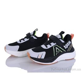 Фотография Кроссовки детские модные Весна/осень G1870-1 black (6 пар р.26-31) "Clibee-ShoSho" недорого оптом от прямого поставщика