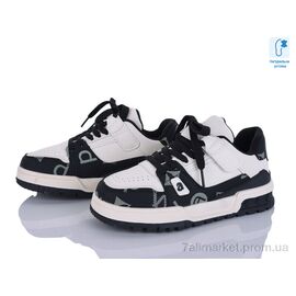Фотография Кроссовки детские модные Весна/осень T861-1 black-beige (6 пар р.32-37) "Clibee-ShoSho" недорого оптом от прямого поставщика