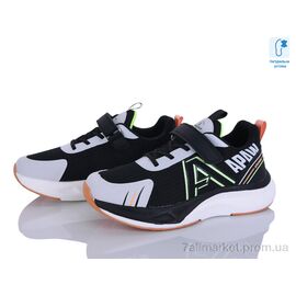 Фотография Кроссовки детские модные Весна/осень G1871-1 black (6 пар р.32-37) "Clibee-ShoSho" недорого оптом от прямого поставщика