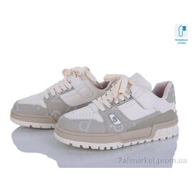 Фотография Кроссовки детские модные Весна/осень T861-1 beige (6 пар р.32-37) "Clibee-ShoSho" недорого оптом от прямого поставщика