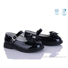 Фотография Туфли детские удобные Весна/осень ABC0964P-L black (6 пар р.28-33) "Clibee-ShoSho" недорого оптом от прямого поставщика