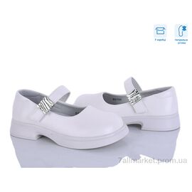 Фотография Туфли детские удобные Весна/осень B5700P-U white (6 пар р.28-31) "Clibee-ShoSho" недорого оптом от прямого поставщика