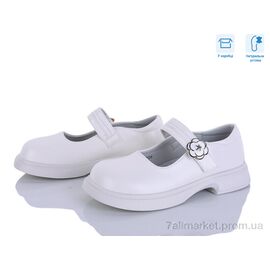 Фотография Туфли детские удобные Весна/осень B5708P-U white (6 пар р.28-31) "Clibee-ShoSho" недорого оптом от прямого поставщика