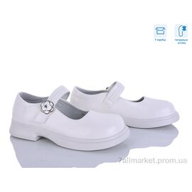 Фотография Туфли детские удобные Весна/осень B5709P-U white (6 пар р.32-37) "Clibee-ShoSho" недорого оптом от прямого поставщика