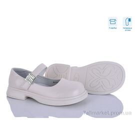 Фотография Туфли детские удобные Весна/осень B5701P-U beige (6 пар р.32-37) "Clibee-ShoSho" недорого оптом от прямого поставщика