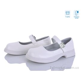 Фотография Туфли детские удобные Весна/осень B5701P-U white (6 пар р.32-37) "Clibee-ShoSho" недорого оптом от прямого поставщика