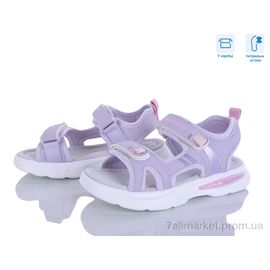 Фотография Босоножки детские летние Лето ABX0403P purple (6 пар р.32-37) "Clibee-ShoSho" недорого оптом от прямого поставщика