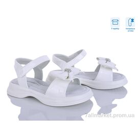 Фотография Босоножки детские летние Лето ABX0815P white (6 пар р.28-33) "Clibee-ShoSho" недорого оптом от прямого поставщика