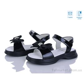 Фотография Босоножки детские летние Лето ABX0815P black (6 пар р.28-33) "Clibee-ShoSho" недорого оптом от прямого поставщика
