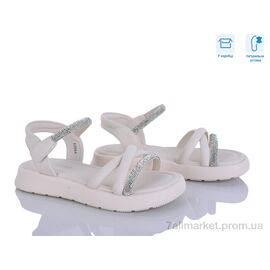 Фотография Босоножки детские летние Лето ABX0984P beige (6 пар р.31-36) "Clibee-ShoSho" недорого оптом от прямого поставщика