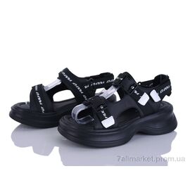 Фотография Босоножки детские летние Лето N1385P-1 black (6 пар р.32-37) "Clibee-ShoSho" недорого оптом от прямого поставщика