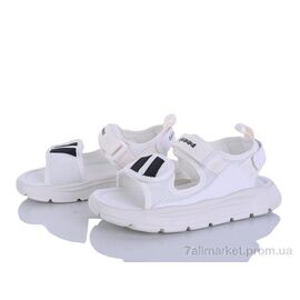Фотография Босоножки детские летние Лето T1252P-1 white (6 пар р.32-37) "Clibee-ShoSho" недорого оптом от прямого поставщика