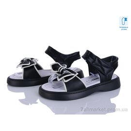 Фотография Босоножки детские летние Лето NX339-1 black (6 пар р.32-37) "Clibee-ShoSho" недорого оптом от прямого поставщика