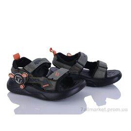 Фотография Сандалии детские летние Лето Z2430-1 khaki-orange (6 пар р.27-32) "Clibee-ShoSho" недорого оптом от прямого поставщика