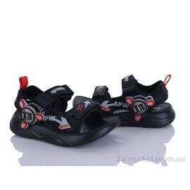 Фотография Сандалии детские летние Лето Z2430-1 black-red (6 пар р.27-32) "Clibee-ShoSho" недорого оптом от прямого поставщика