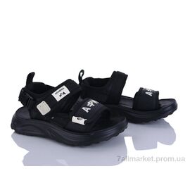 Фотография Босоножки детские летние Лето P3115P-1 black (6 пар р.28-33) "Clibee-ShoSho" недорого оптом от прямого поставщика