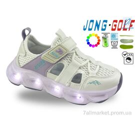 Фотография Кроссовки детские модные Лето B11827-12 LED (8 пар р.26-31) "Jong Golf" недорого оптом от прямого поставщика