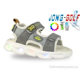 Фотография Сандалии детские летние Лето B20623-2 LED (8 пар р.25-30) "Jong Golf" недорого оптом от прямого поставщика