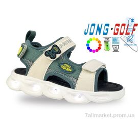 Фотография Сандалии детские летние Лето B20623-26 LED (8 пар р.25-30) "Jong Golf" недорого оптом от прямого поставщика