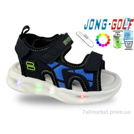 Фотография Сандалии детские летние Лето B20680-0 LED (8 пар р.23-30) "Jong Golf" недорого оптом от прямого поставщика