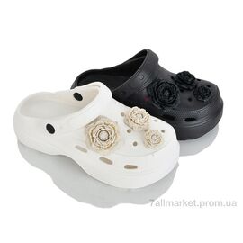 Крокси жіночі літні Літо W74 mix (12 пар р.36-40) "Elmob" недорого оптом від прямого постачальника