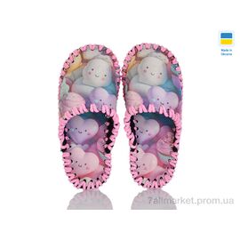 Фотография Тапки детские домашние Весна/осень 046 рожевий (9 пар р.30-35) "Active" недорого оптом от прямого поставщика