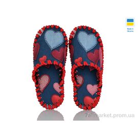 Фотография Тапки детские домашние Весна/осень 047 синій (9 пар р.30-35) "Active" недорого оптом от прямого поставщика