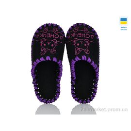 Фотография Тапки детские домашние Весна/осень 035 чорний (9 пар р.30-35) "Active" недорого оптом от прямого поставщика