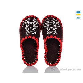 Фотография Тапки детские домашние Весна/осень 035 бордовий (9 пар р.30-35) "Active" недорого оптом от прямого поставщика