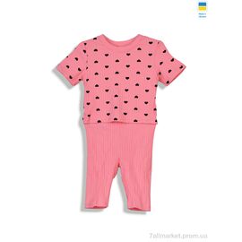 Фотография Костюм детский Лето 231628 рожевий (4 шт. р.сетка 98-122) "Kir15" недорого оптом от прямого поставщика