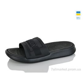 Фотография Шлепки мужские пляжные Лето TML26797 black (24 пар р.41-46) "Restime" недорого оптом от прямого поставщика