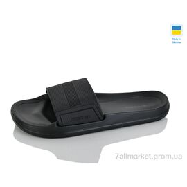 Шльопанці жіночі полегшені Літо TWL26962 black (24 пар р.36-41) "Restime" недорого оптом від прямого постачальника