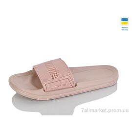 Шльопанці жіночі полегшені Літо TWL26962 nude (24 пар р.36-41) "Restime" недорого оптом від прямого постачальника