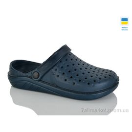 Фотография Кроксы мужские легкие Лето 025 синій (6 пар р.40-45) "Inblue" недорого оптом от прямого поставщика