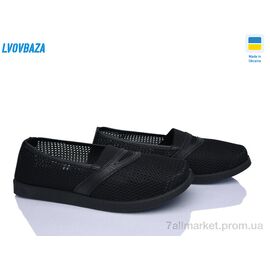 Фотография Балетки женские удобные Лето Paolla БП9 чорний (8 пар р.37-42) "Lvovbaza" недорого оптом от прямого поставщика